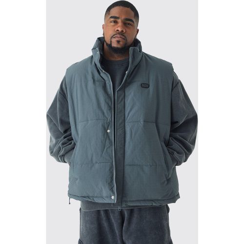 Grande taille - Doudoune sans manches à col cheminée - MAN - XXXL - Boohooman - Modalova