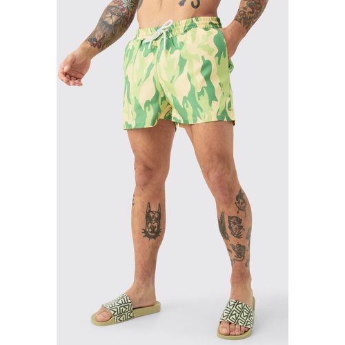 Short de bain super court à imprimé camouflage - M - Boohooman - Modalova