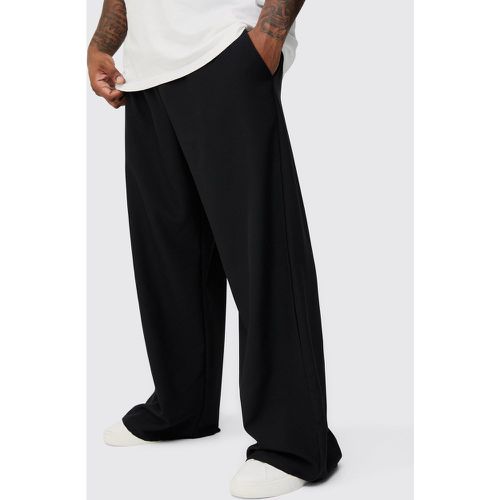 Grande taille - Pantalon droit habillé à taille élastiquée - XXXL - Boohooman - Modalova