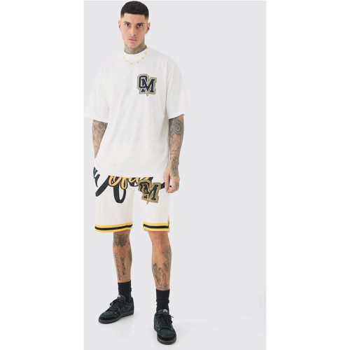 Tall - Ensemble oversize avec t-shirt et short - Ofcl - XL - Boohooman - Modalova