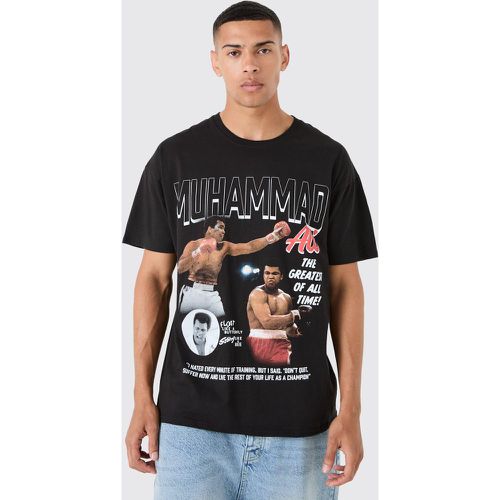 Oversized Muhammad Ali License T-shirt - Boohooman - Modalova