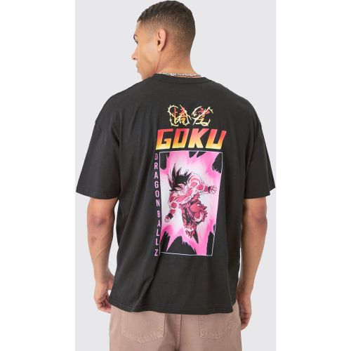 T-shirt oversize imprimé dragon Ball Z - L - Boohooman - Modalova