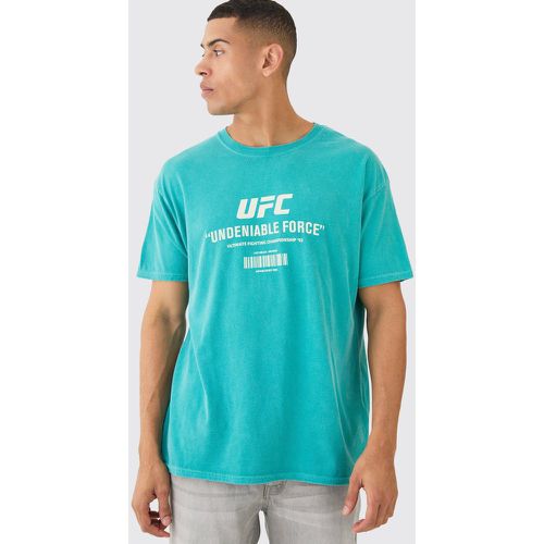 T-shirt oversize à imprimé UFC - S - Boohooman - Modalova