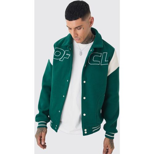 Tall - Veste universitaire - Ofcl - S - Boohooman - Modalova