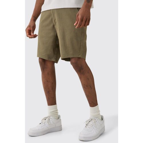 Tall - Short chino skinny à taille fixe - 30 - Boohooman - Modalova