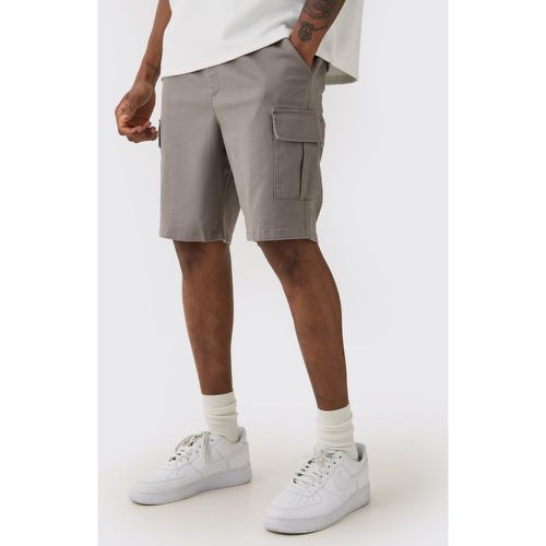 Tall - Short cargo slim à taille élastiquée - S - Boohooman - Modalova