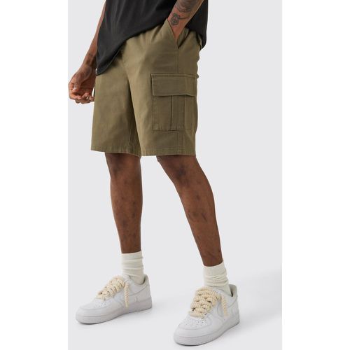 Tall - Short cargo skinny à taille élastiquée - M - Boohooman - Modalova