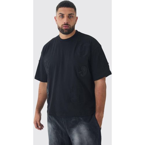 Grande taille - T-shirt oversize à imprimé cachemire - XXXL - Boohooman - Modalova