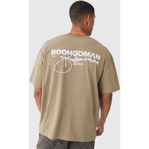 T-shirt oversize à broderie - S - Boohooman - Modalova