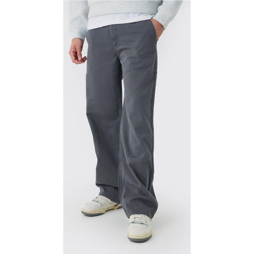 Pantalon chino baggy à col montant - S - Boohooman - Modalova