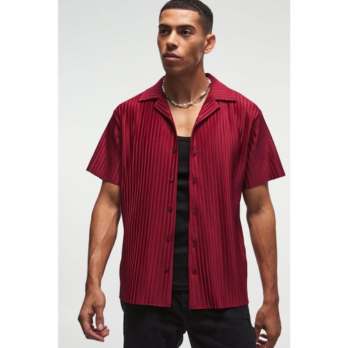 Chemise oversize plissée - M - Boohooman - Modalova