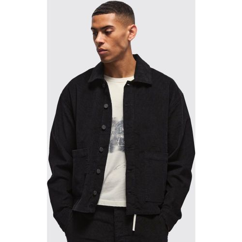 Veste oversize en velours côtelé homme - S - Boohooman - Modalova