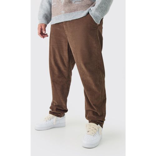 Grande taille - Pantalon fuselé en velours côtelé - 38 - Boohooman - Modalova