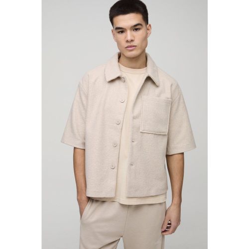 Chemise oversize bouclée - S - Boohooman - Modalova