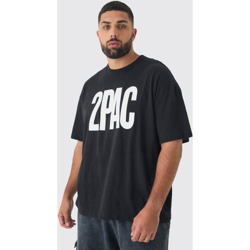 Grande taille - T-shirt oversize imprimé Tupac - XXXXL - Boohooman - Modalova