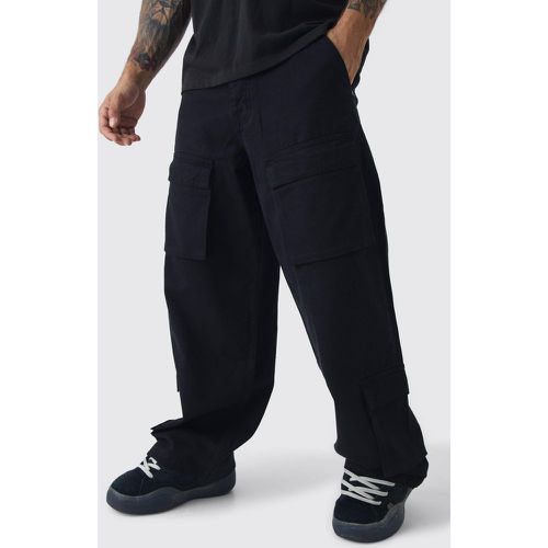 Pantalon cargo baggy à poches multiples - 28 - Boohooman - Modalova