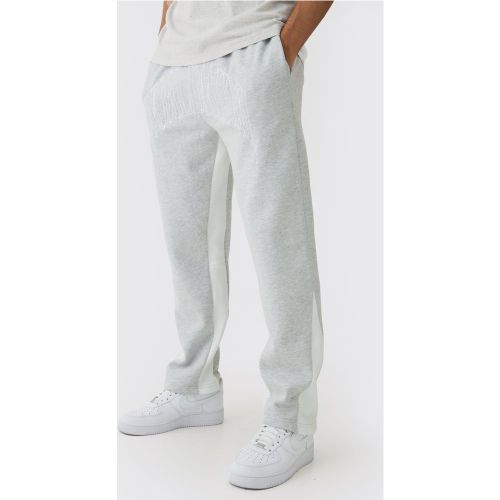 Jogging à coutures contrastantes et broderie Worldwide - S - Boohooman - Modalova