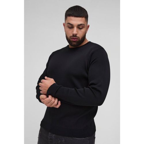 Grande taille - Pull à col ras du cou en - XXXL - Boohooman - Modalova