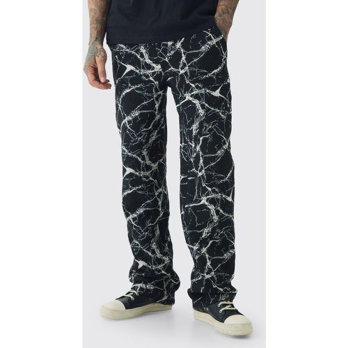 Tall - Pantalon large à imprimé tapisserie - 30 - Boohooman - Modalova