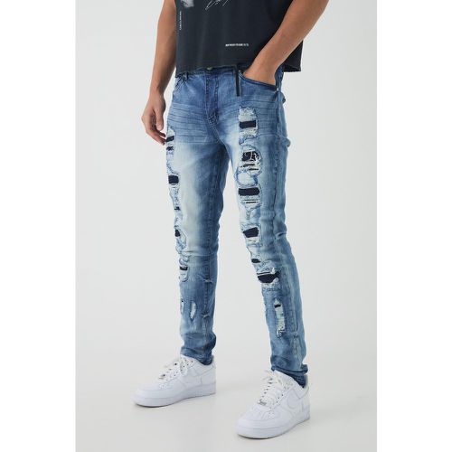 Jean skinny déchiré - 28R - Boohooman - Modalova