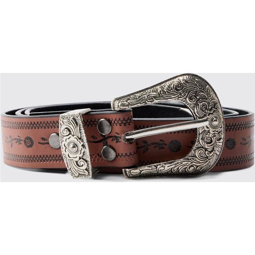 Ceinture western texturée - S - Boohooman - Modalova