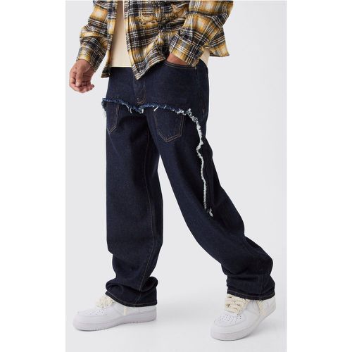 Jean large en denim à manches longues - 30R - Boohooman - Modalova