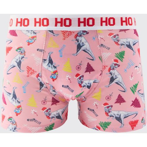 Boxer de Noël à imprimé dinosaure - L - Boohooman - Modalova