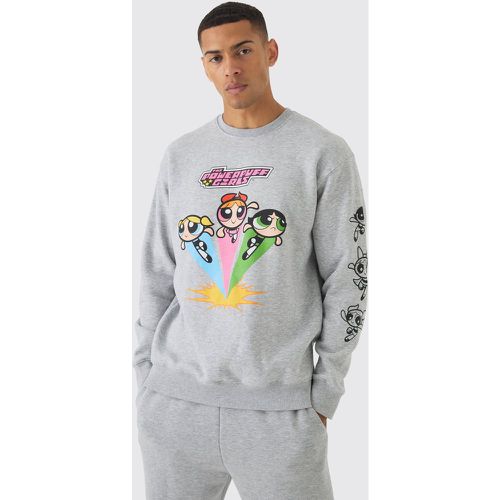 Sweat oversize à imprimé Powerpuff Girls - S - Boohooman - Modalova