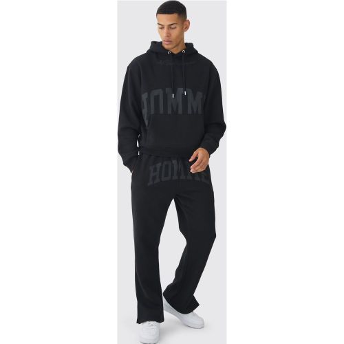 Survêtement oversize fendu - L - Boohooman - Modalova