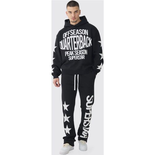Tall - Survêtement oversize imprimé - L - Boohooman - Modalova