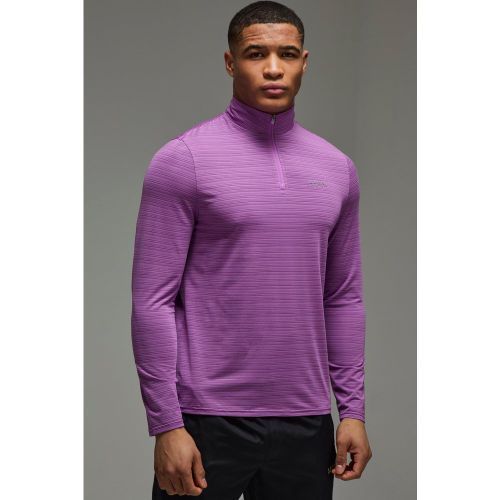 Veste à col zippé de sport performance - MAN Active homme - S - Boohooman - Modalova