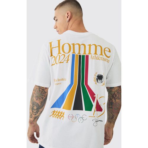 T-shirt de sport imprimé - M - Boohooman - Modalova