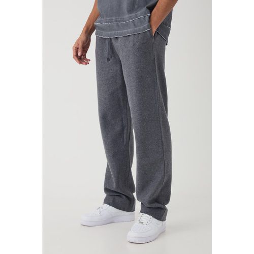 Pantalon large effet laine homme - M - Boohooman - Modalova