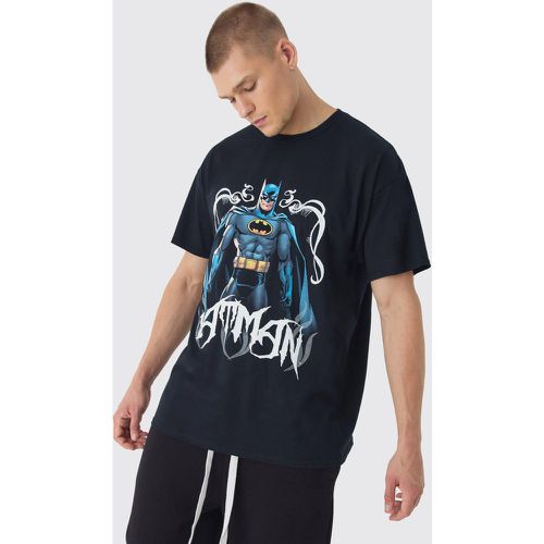 T-shirt oversize imprimé à imprimé Batman - S - Boohooman - Modalova