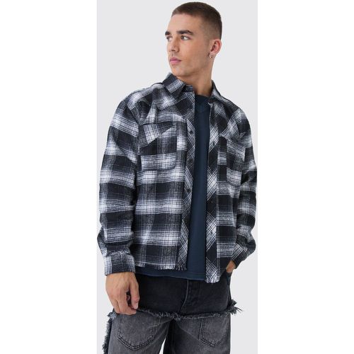 Chemise oversize à carreaux - S - Boohooman - Modalova