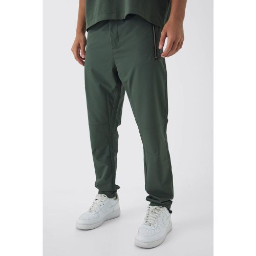 Pantalon zippé utilitaire skinny - 30 - Boohooman - Modalova