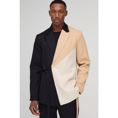 Blazer cintré croisé - 34 - Boohooman - Modalova