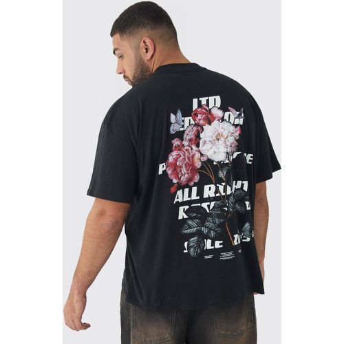 Grande taille - T-shirt fleuri - XXXL - Boohooman - Modalova