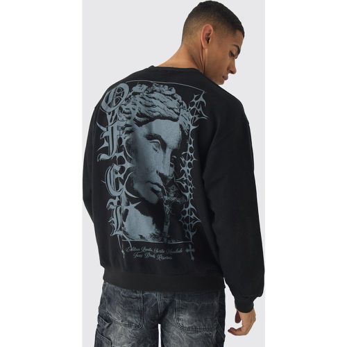 Sweat oversize à imprimé Renaissance - Ofcl homme - S - Boohooman - Modalova