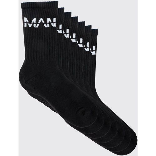 Lot de 7 paires de chaussettes à logo - MAN - ONE SIZE - Boohooman - Modalova