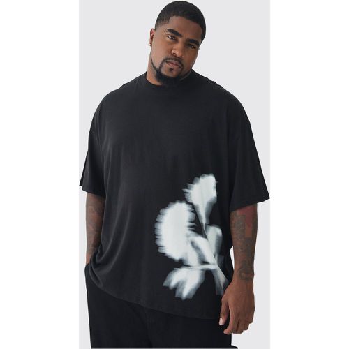 Grande taille - T-shirt oversize fleuri - XXL - Boohooman - Modalova