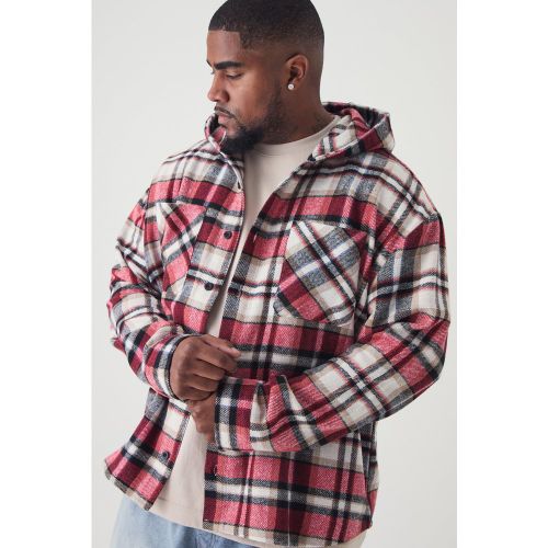 Grande taille - Surchemise à carreaux - XXL - Boohooman - Modalova