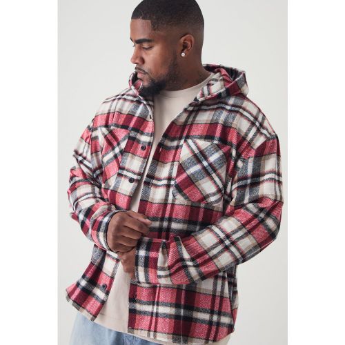 Grande taille - Surchemise à carreaux - XXXL - Boohooman - Modalova