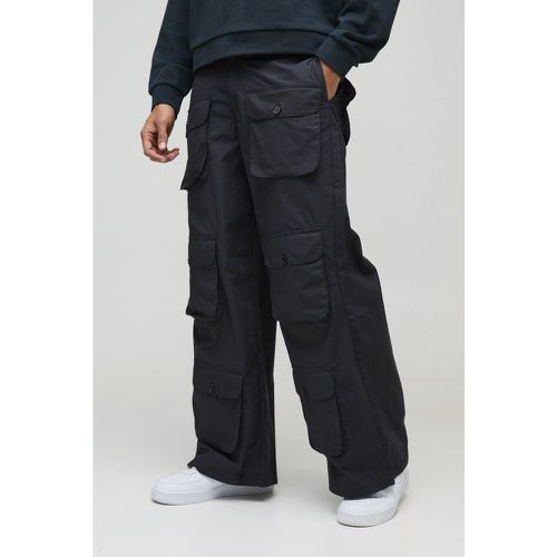 Pantalon cargo baggy à poches multiples - 28R - Boohooman - Modalova