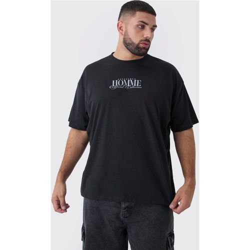 Grande taille - T-shirt oversize imprimé - XXXL - Boohooman - Modalova