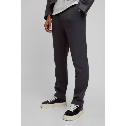 Pantalon de costume stretch droit - 28 - Boohooman - Modalova