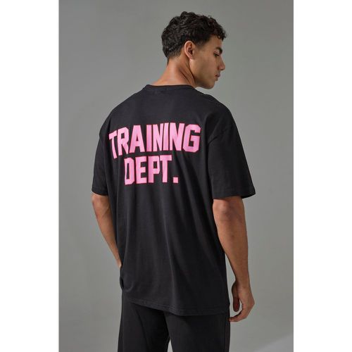 T-shirt oversize à imprimé Training Dept - S - Boohooman - Modalova