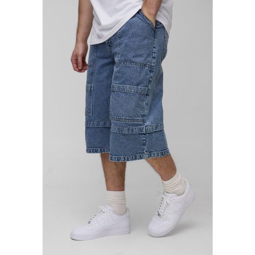 Tall - Jogging cargo à imprimé parachute - 30 - Boohooman - Modalova