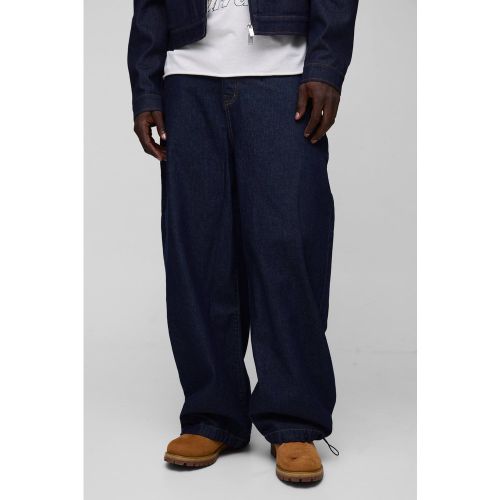 Jean baggy parachute - 28R - Boohooman - Modalova