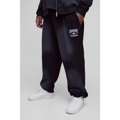 Grande taille - Jogging oversize délavé - XXXL - Boohooman - Modalova